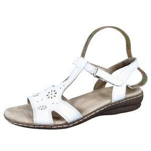 Soul Naturalizer Brio Womens Comfort Sandals Size 8.5 White Leather